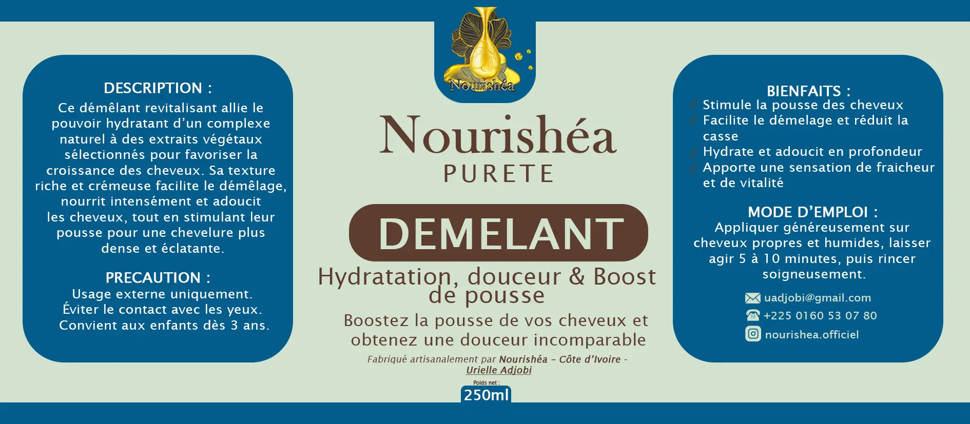 Nourishea Pureté Démêlant